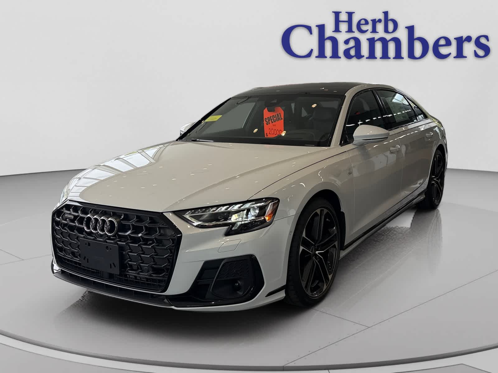 new 2025 Audi A8 car, priced at $92,318