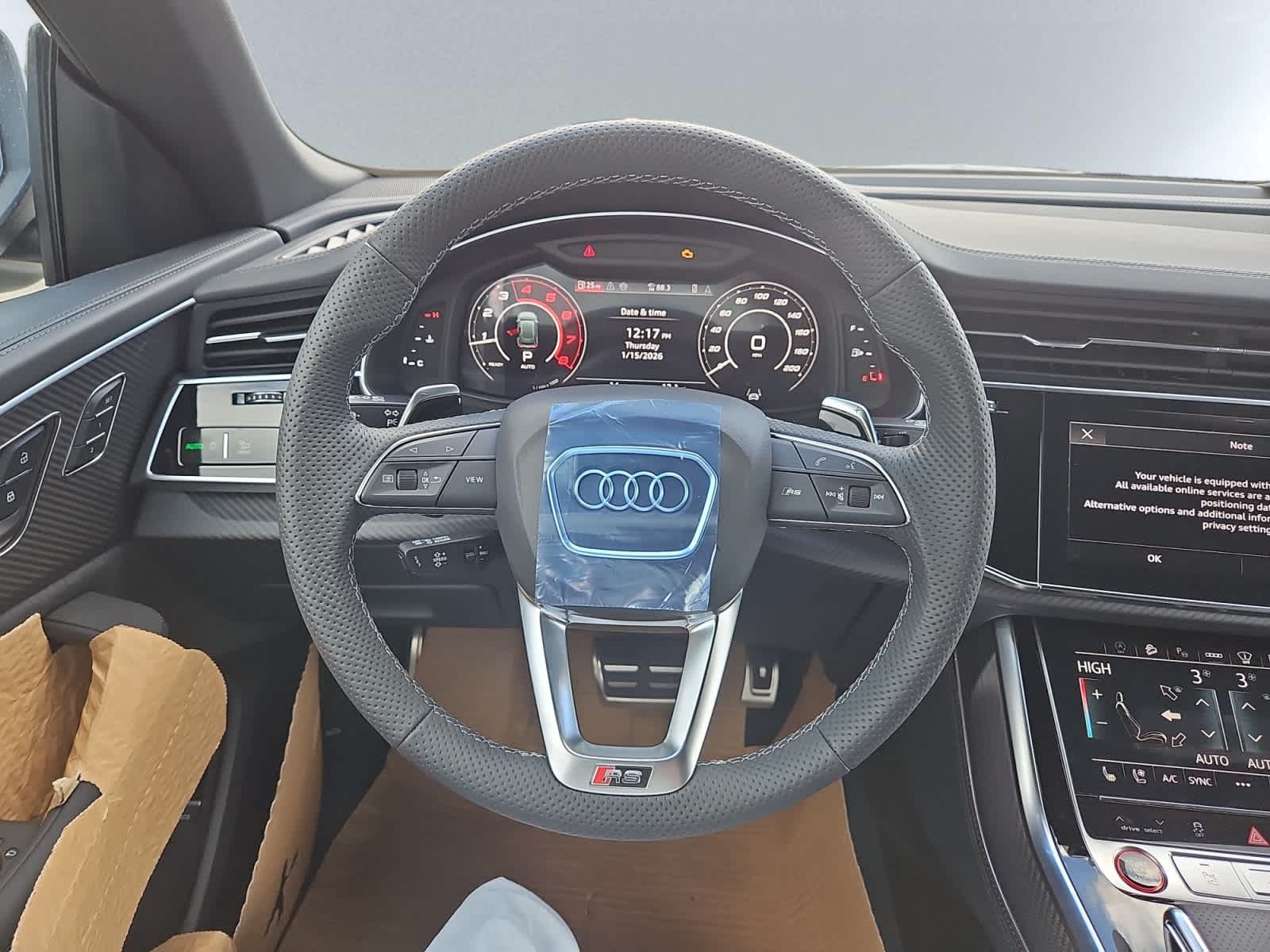 new 2025 Audi RS Q8 car, priced at $144,850
