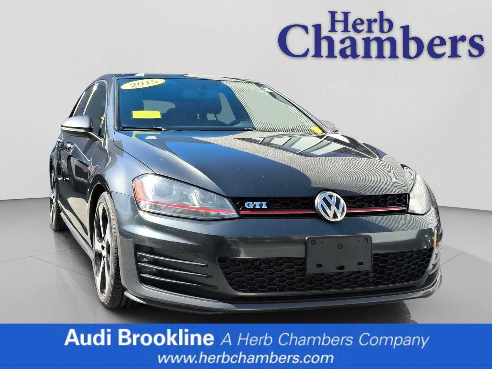 used 2015 Volkswagen Golf GTI car, priced at $10,798