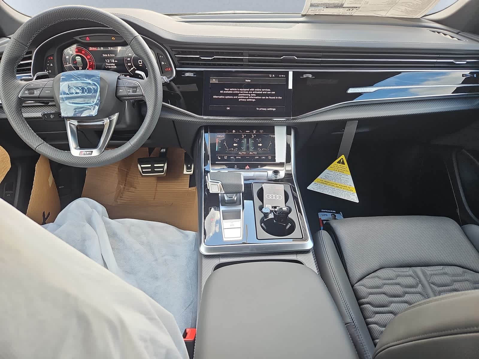 new 2025 Audi RS Q8 car, priced at $144,850