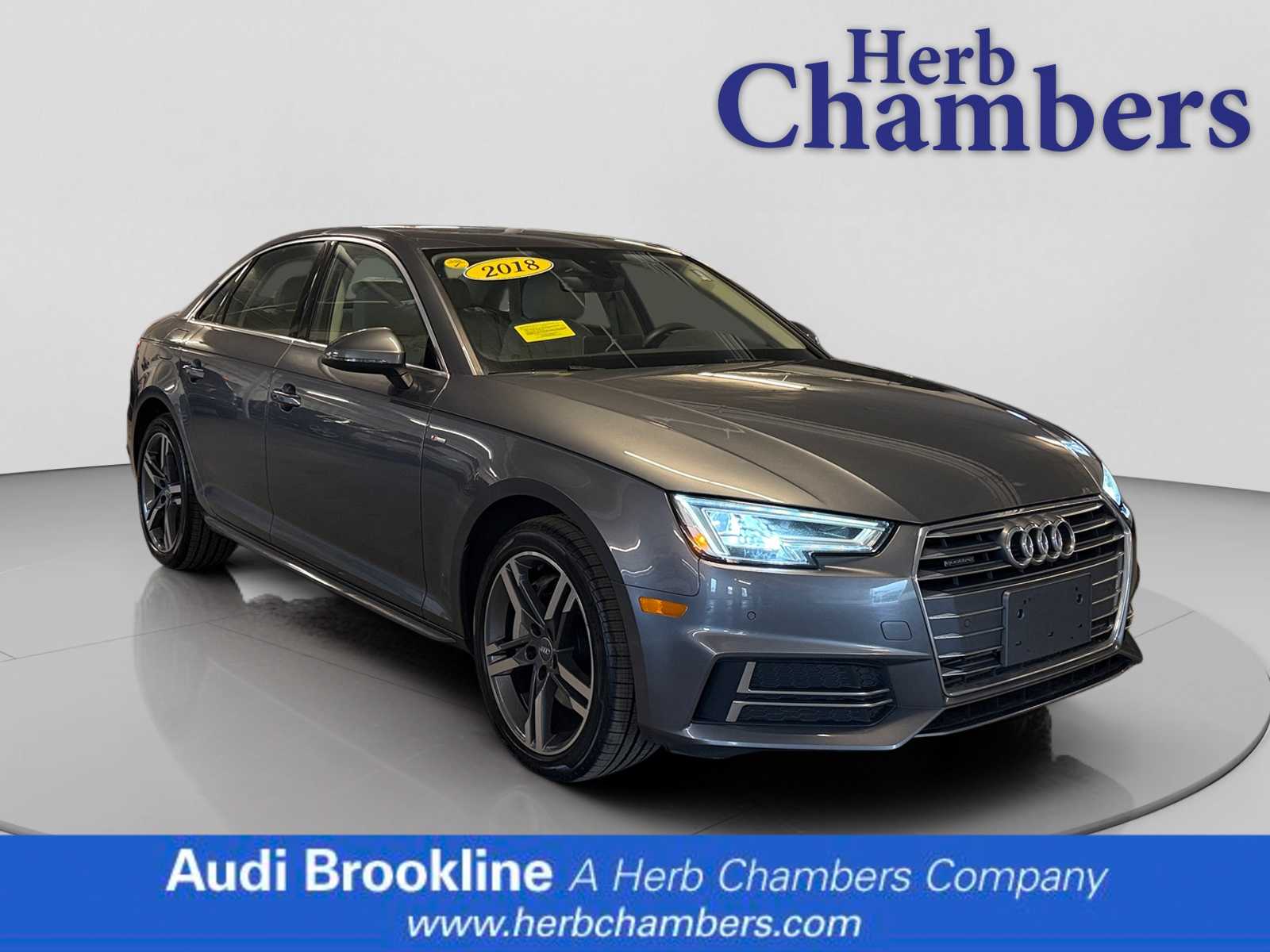 used 2018 Audi A4 car, priced at $17,998