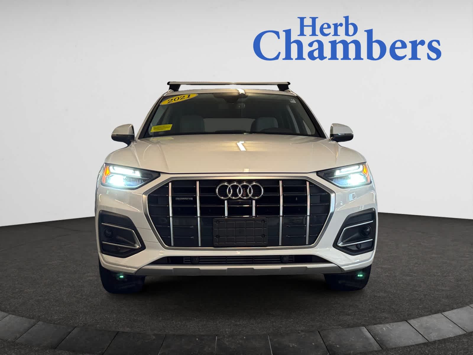 Used 2021 Audi Q5 Premium Plus with VIN WA1BAAFY7M2136476 for sale in Brookline, MA