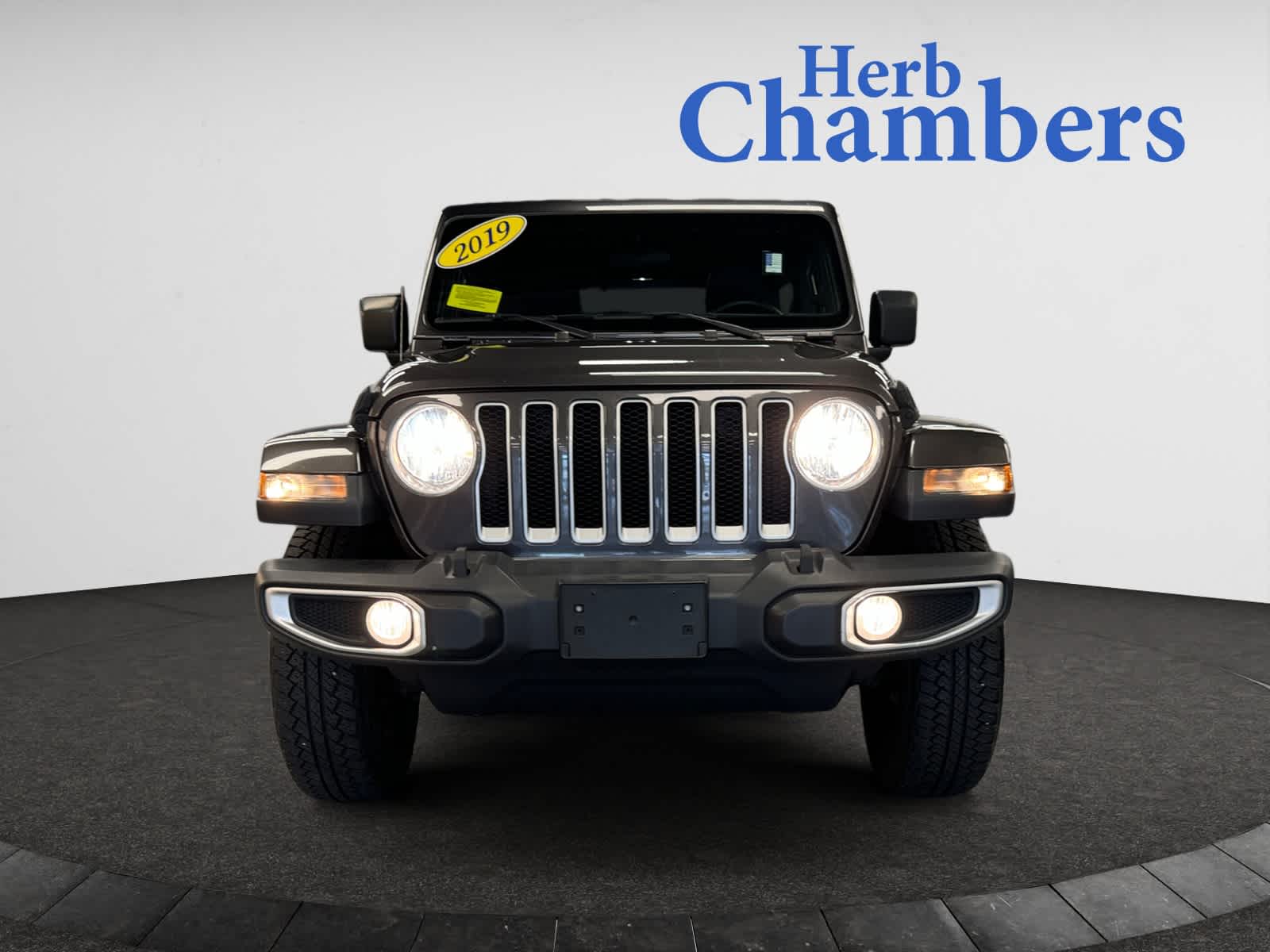 Used 2019 Jeep Wrangler Unlimited Sahara with VIN 1C4HJXEG6KW662213 for sale in Brookline, MA