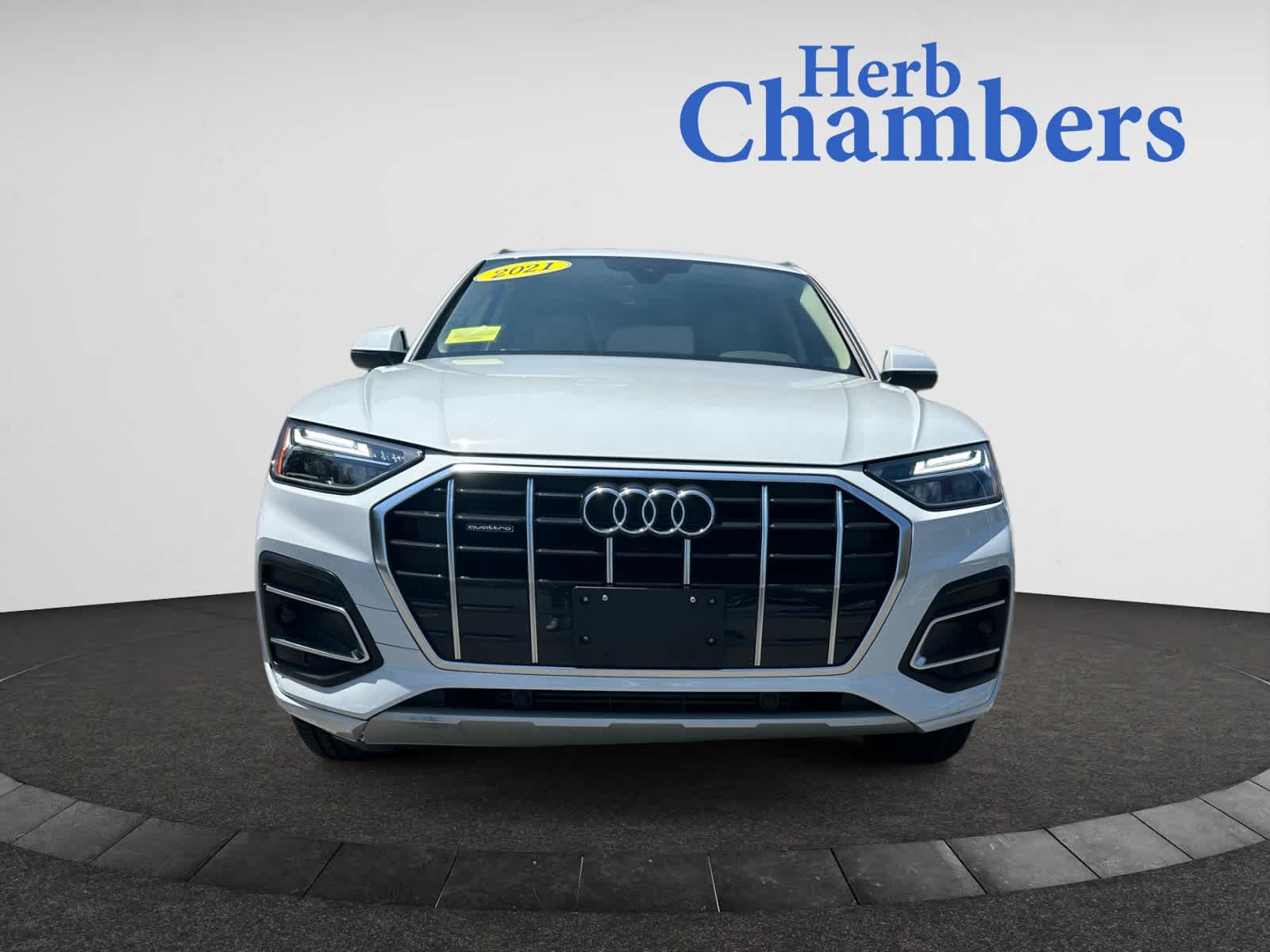 Certified 2021 Audi Q5 Premium with VIN WA1AAAFY7M2131659 for sale in Brookline, MA