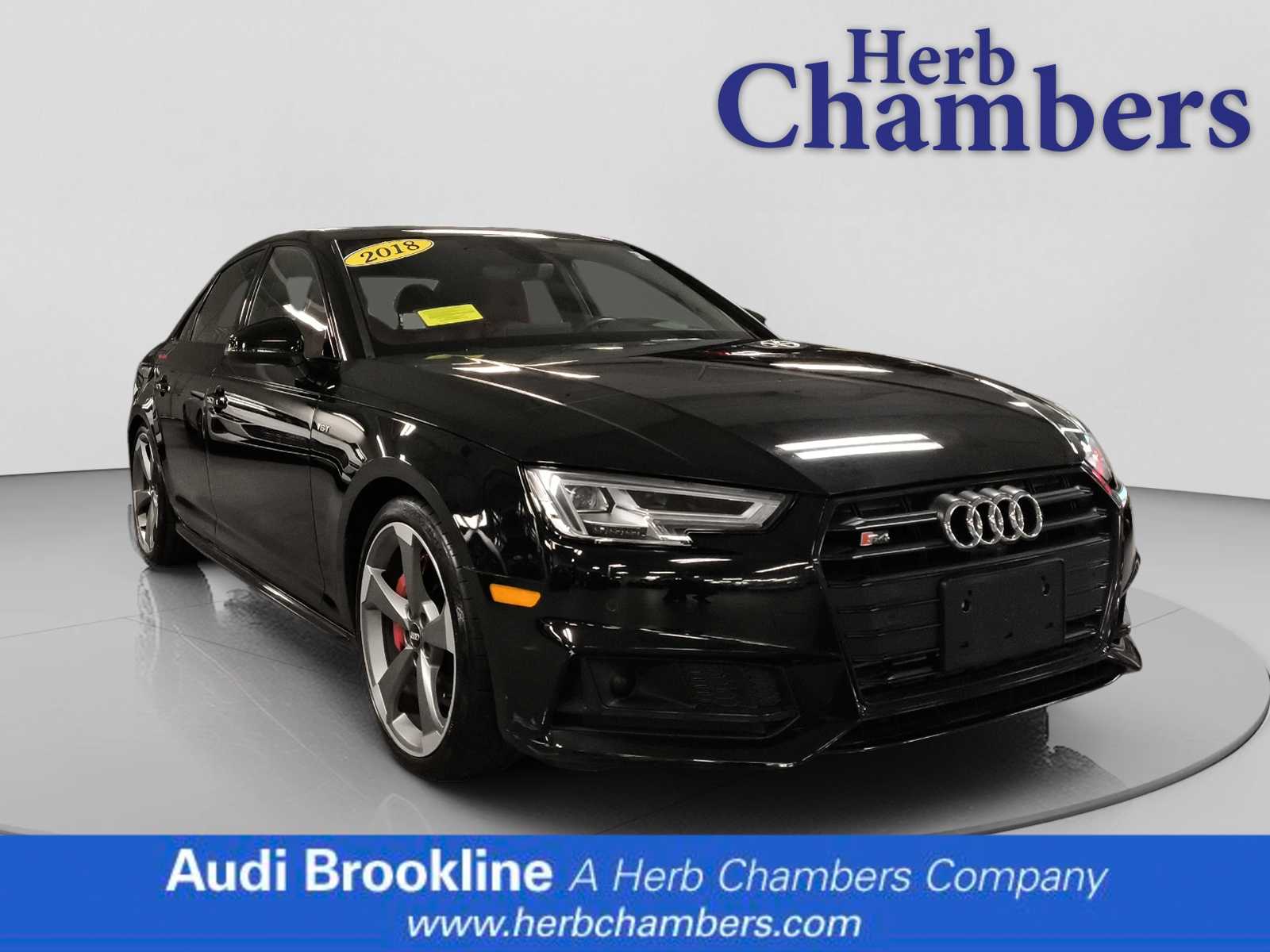 Mythos Black Metallic 2018 Audi S4 3.0T quattro Prestige Sedan AWD Sedan All-Wheel Drive Automatic