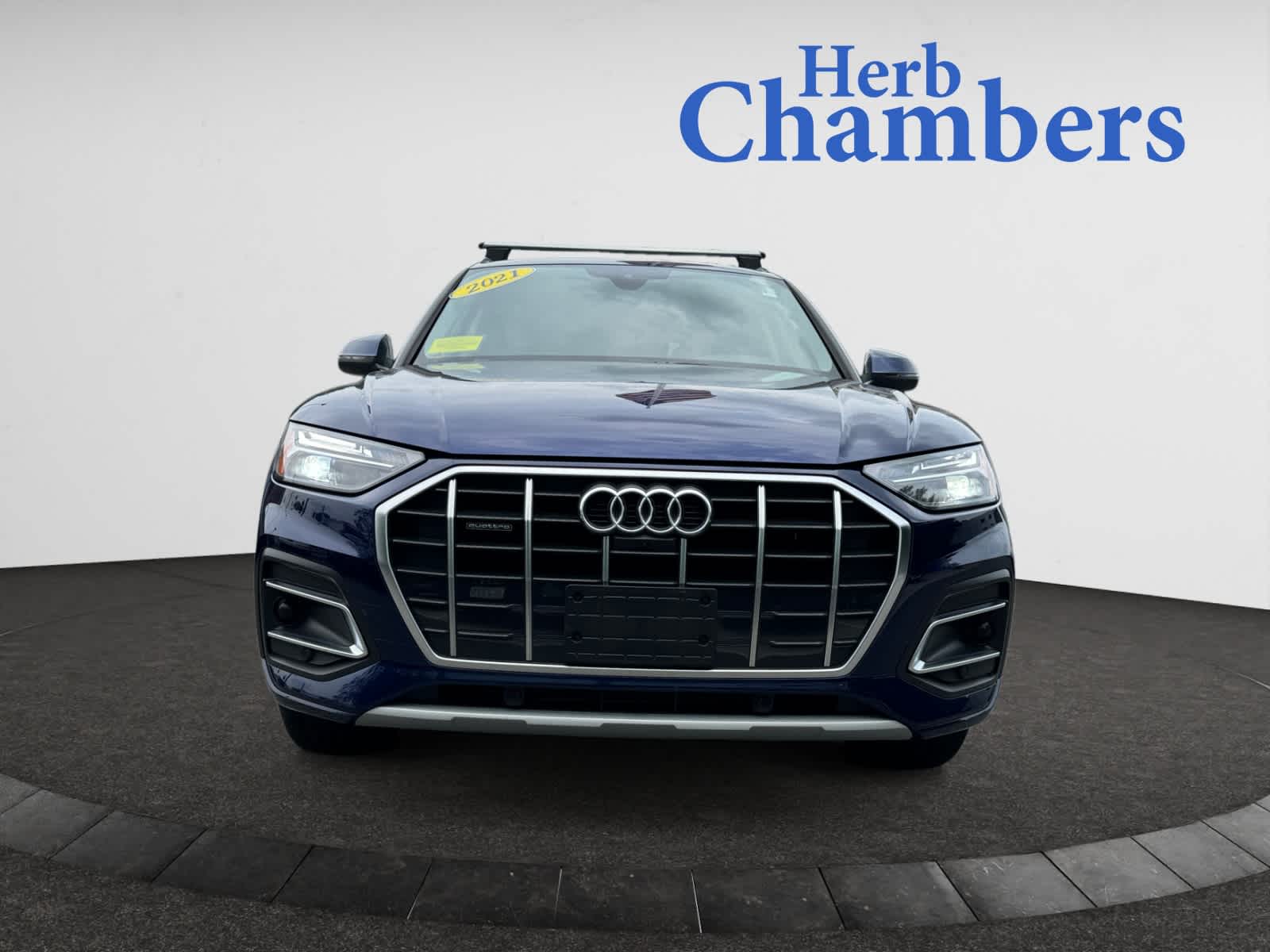 Used 2021 Audi Q5 Premium Plus with VIN WA1BAAFY5M2135939 for sale in Brookline, MA