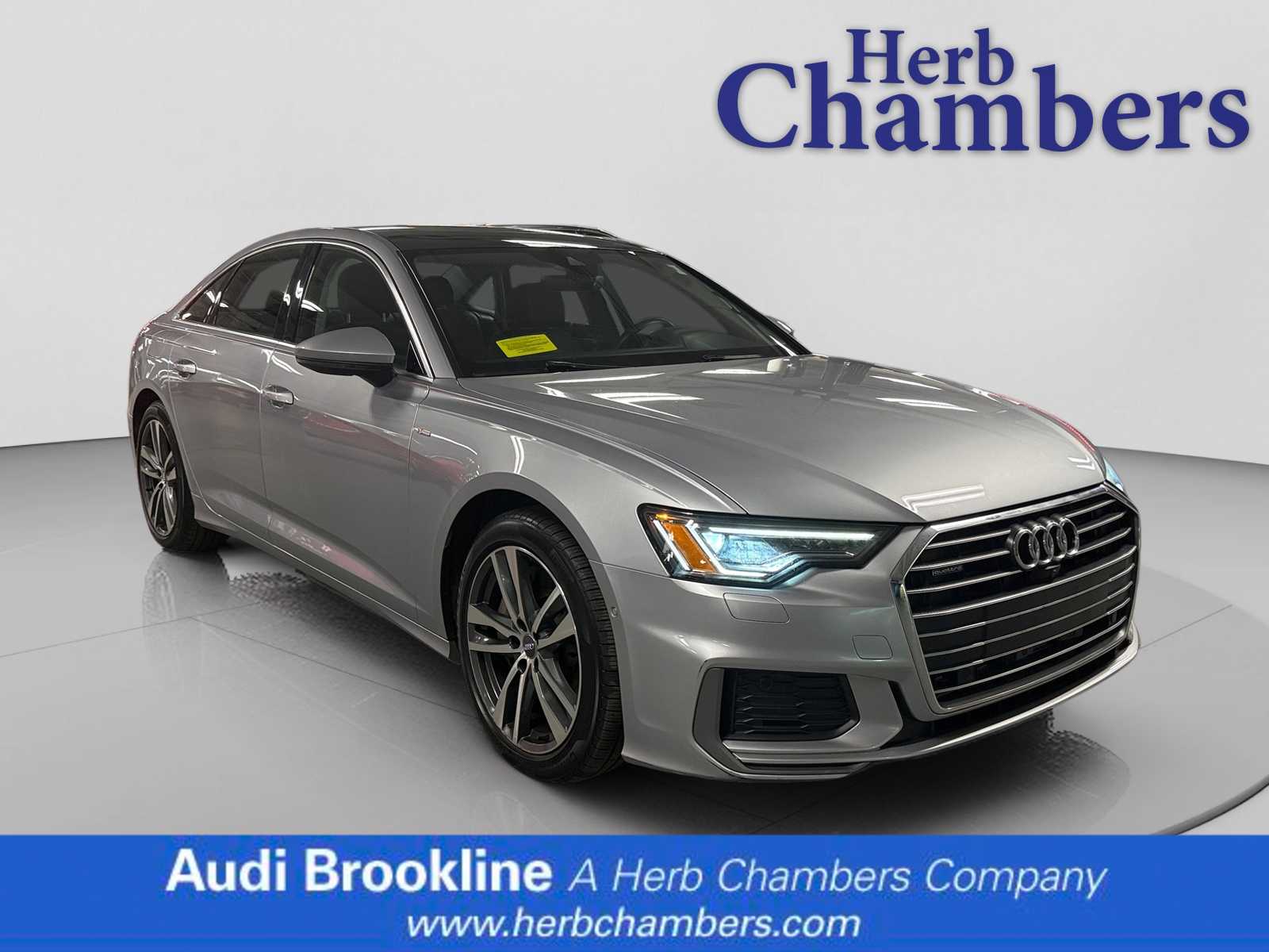 Florett Silver 2019 Audi A6 55 TFSI quattro Premium Plus Sedan AWD Sedan All-Wheel Drive Automatic