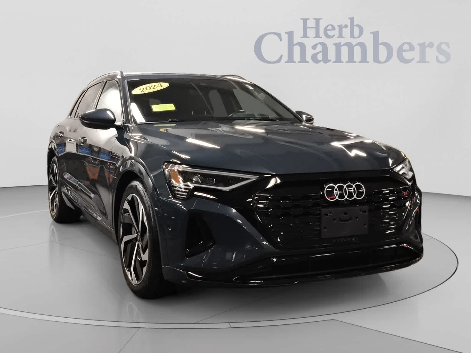 Plasma Blue Metallic 2024 Audi Q8 e-tron SUV / Crossover All-Wheel Drive Automatic