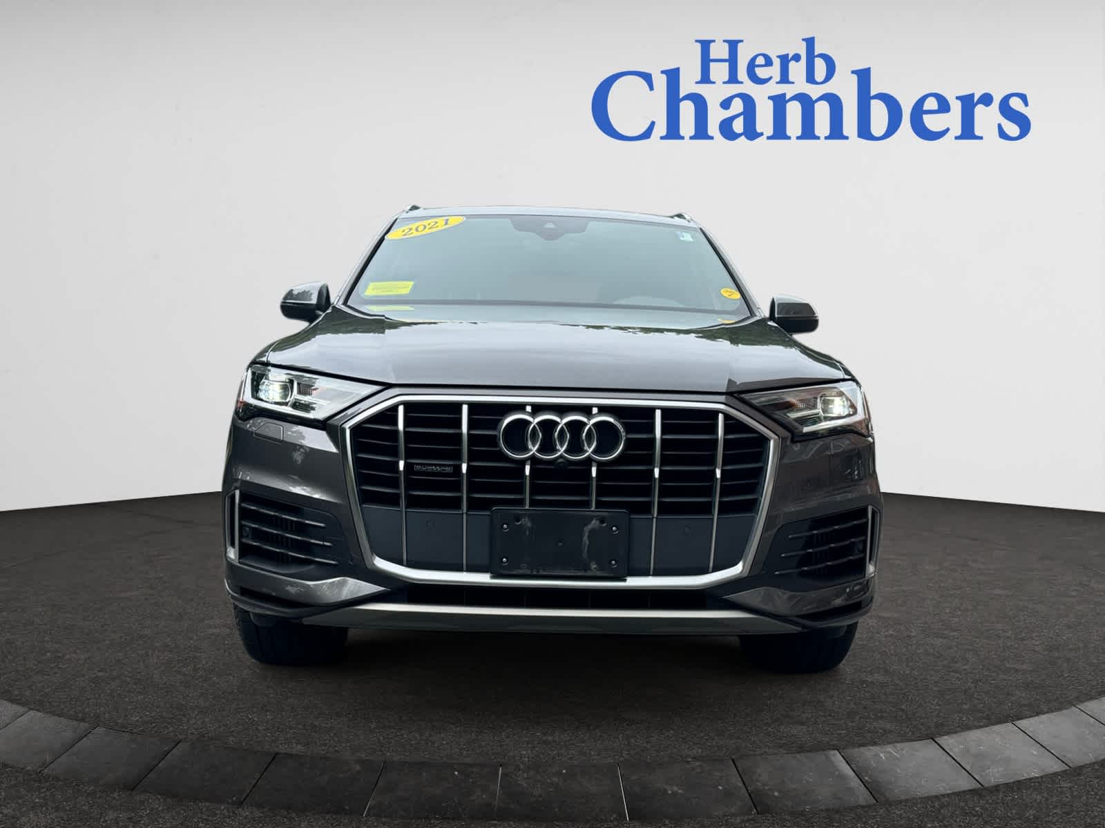 Used 2021 Audi Q7 Premium Plus with VIN WA1LXAF77MD021813 for sale in Brookline, MA