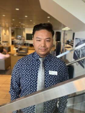 Staff member Ujwal Khadgi from ID_2a2e4a