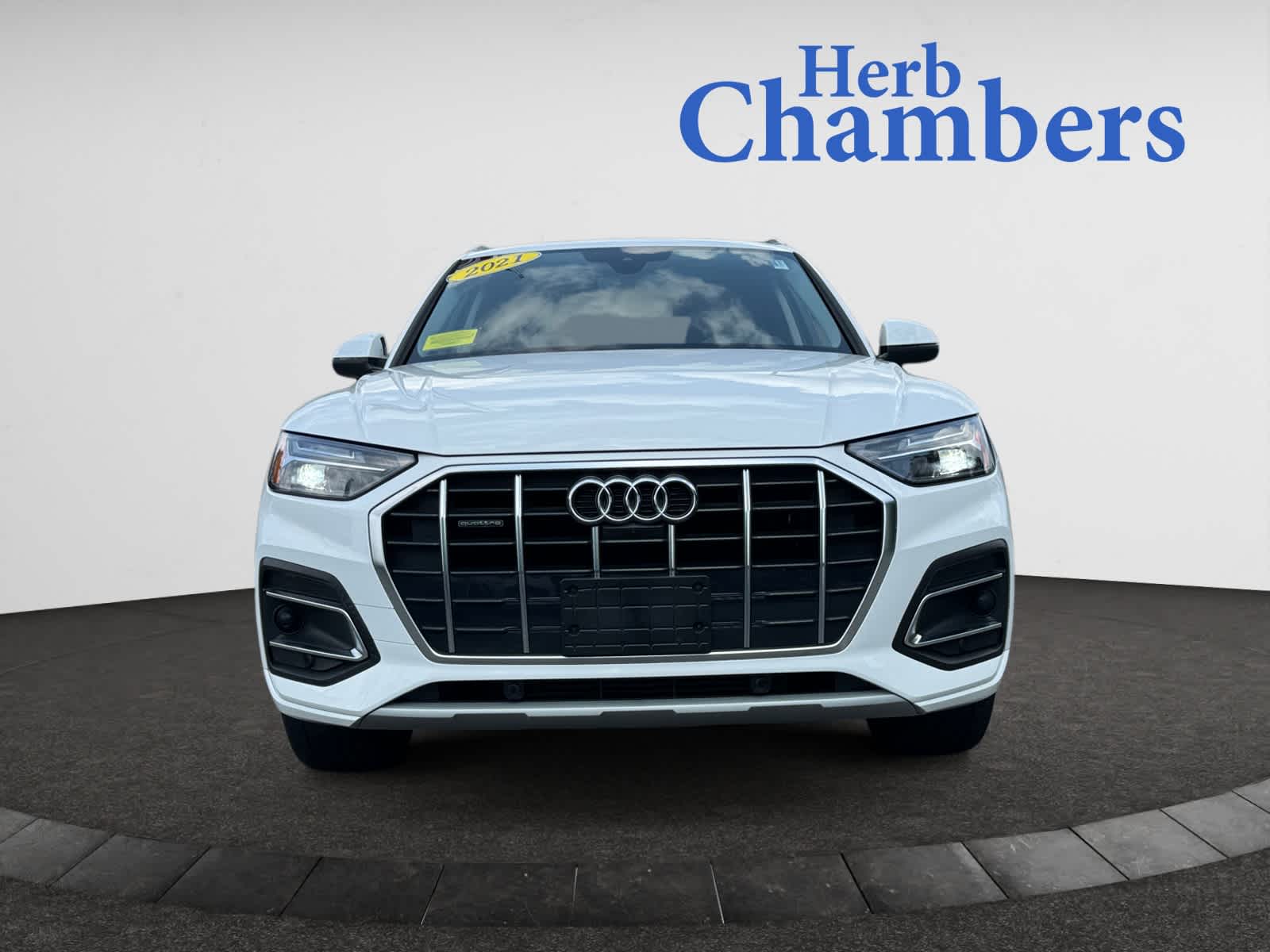 Used 2021 Audi Q5 Premium Plus with VIN WA1BAAFYXM2130994 for sale in Brookline, MA