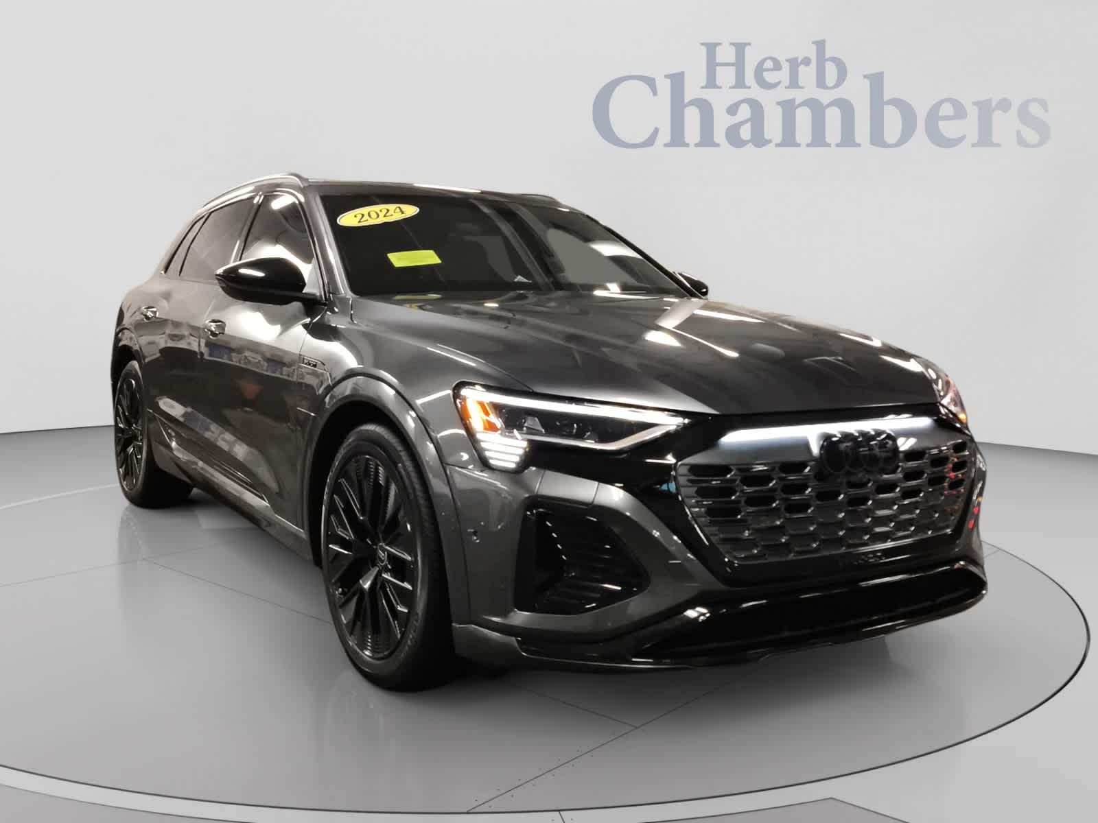 Daytona Gray Pearl Effect 2024 Audi Q8 e-tron SUV / Crossover All-Wheel Drive Automatic