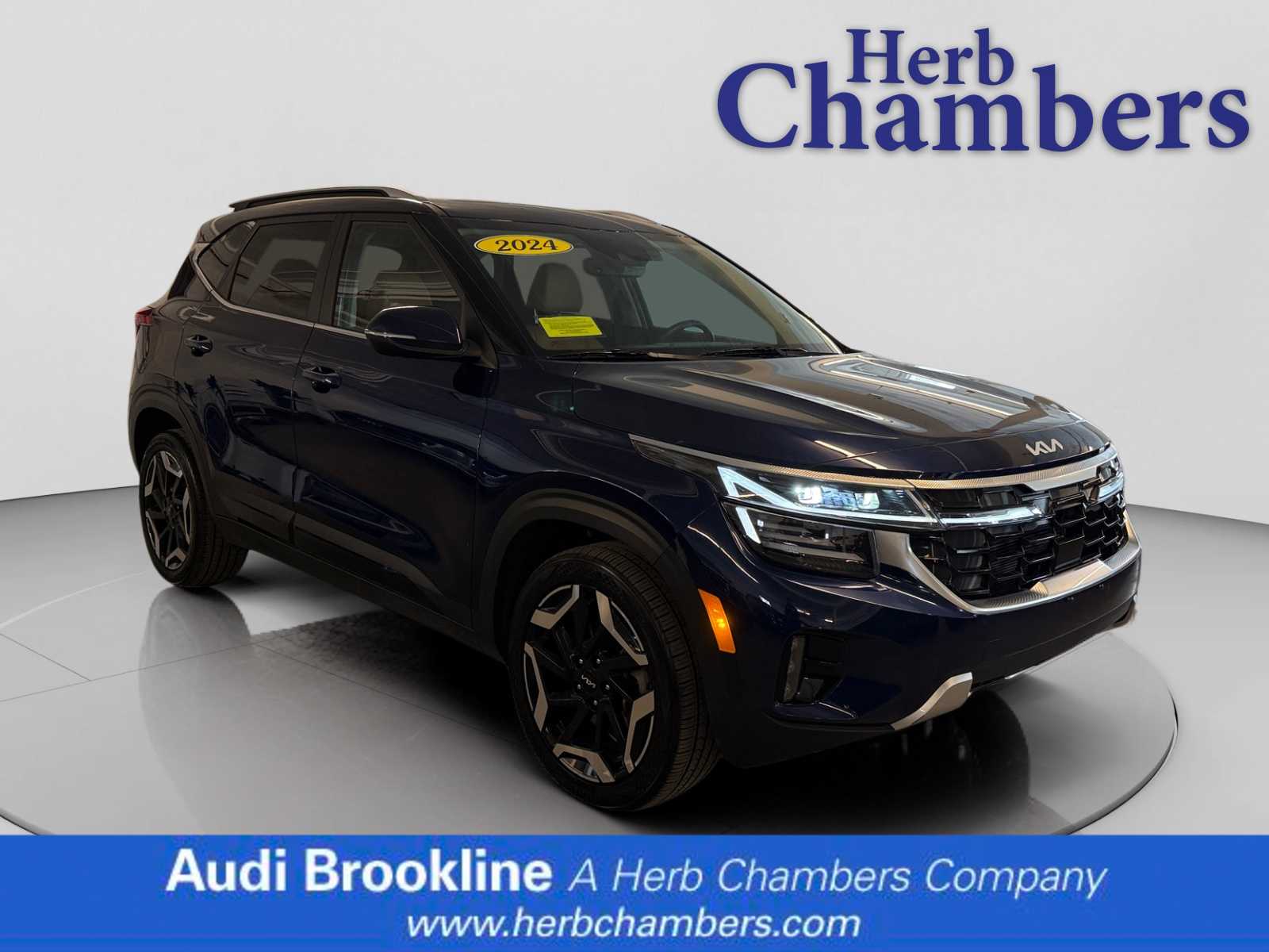 Dark Ocean Blue 2024 Kia Seltos SX AWD SUV / Crossover All-Wheel Drive Automatic