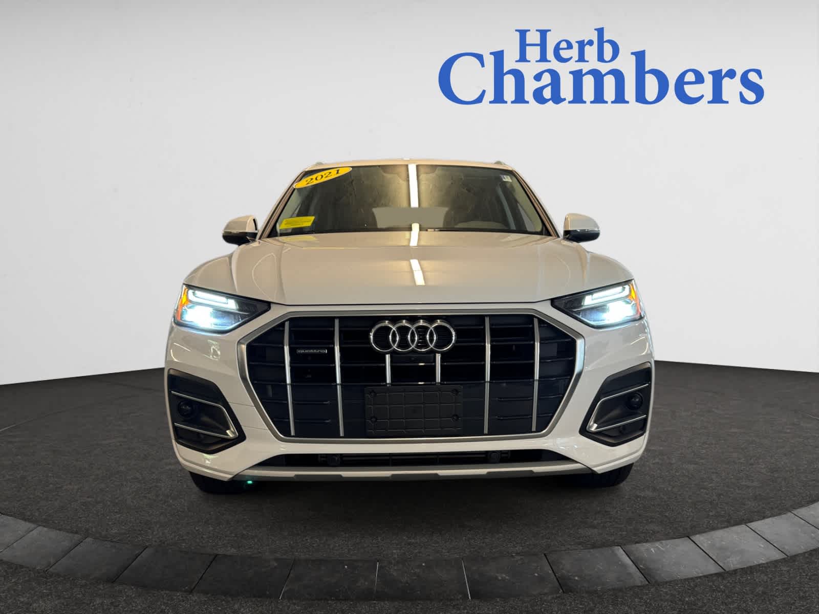 Used 2021 Audi Q5 Premium Plus with VIN WA1BAAFY2M2097831 for sale in Brookline, MA