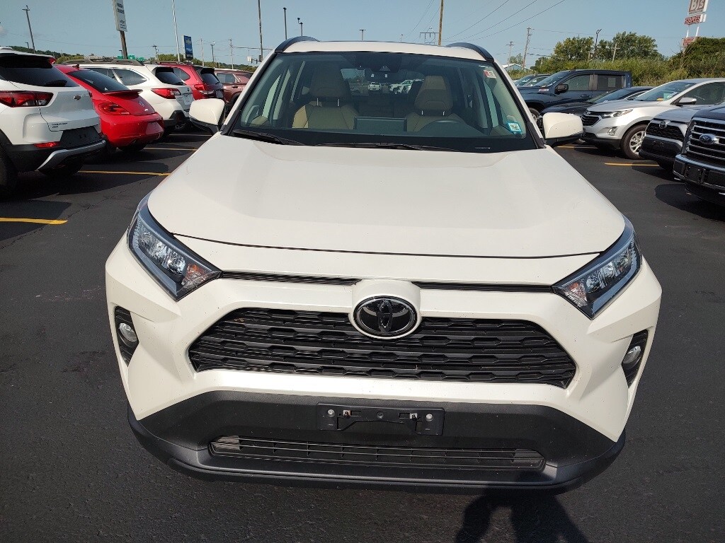 Used 2021 Toyota RAV4 XLE Premium with VIN 2T3A1RFV8MW199731 for sale in Bowmansville, NY