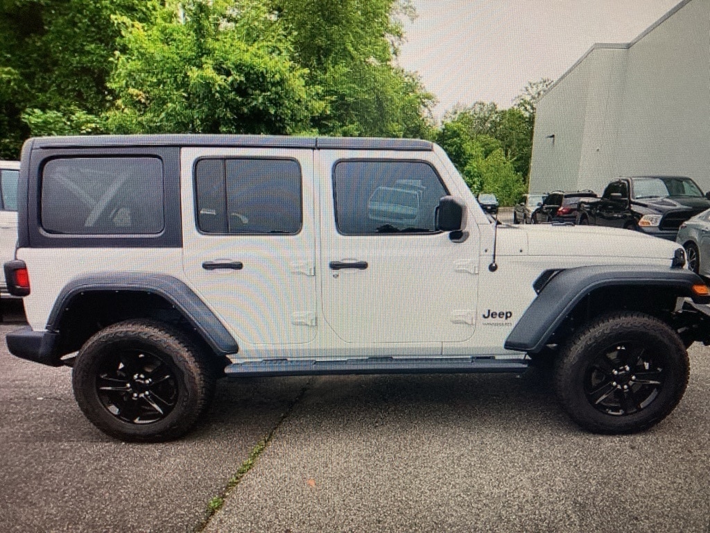 Used 2021 Jeep Wrangler Unlimited Altitude with VIN 1C4HJXDN5MW717687 for sale in Bowmansville, NY