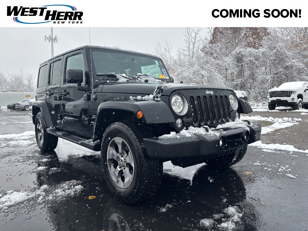 Used 2017 Jeep Wrangler JK Unlimited Sahara 4x4 SUV