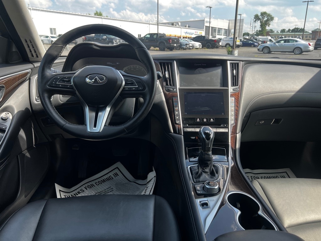 Used 2018 INFINITI Q50 LUXE with VIN JN1EV7AR5JM437292 for sale in Bowmansville, NY