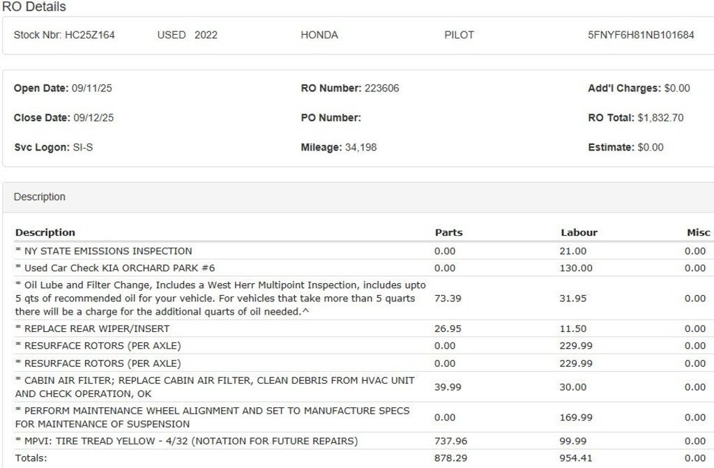 Used 2022 Honda Pilot TrailSport SUV