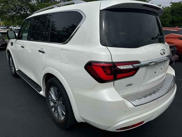 Used 2023 INFINITI QX80 Luxe with VIN JN8AZ2AE8P9301089 for sale in Bowmansville, NY