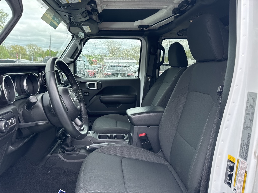 Used 2021 Jeep Wrangler Unlimited Altitude with VIN 1C4HJXDN9MW504743 for sale in Bowmansville, NY