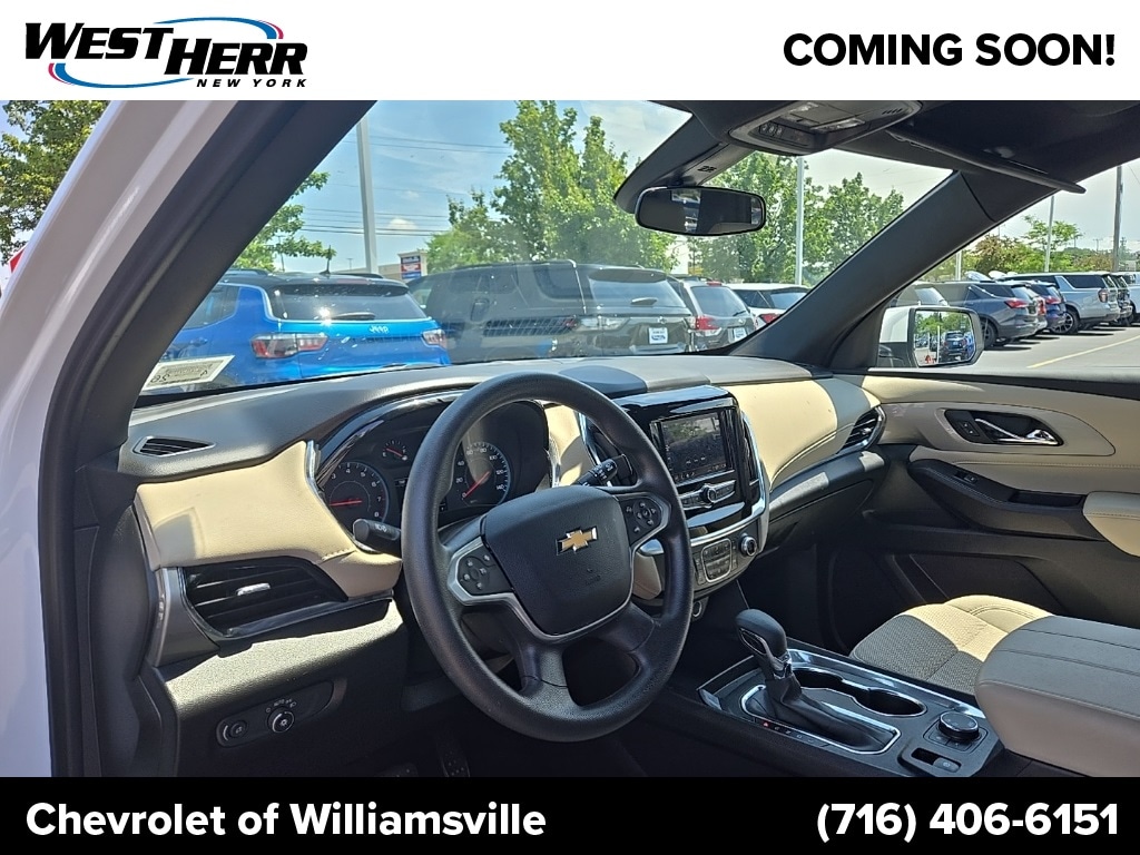 Used 2023 Chevrolet Traverse LS with VIN 1GNEVFKW3PJ121788 for sale in Bowmansville, NY