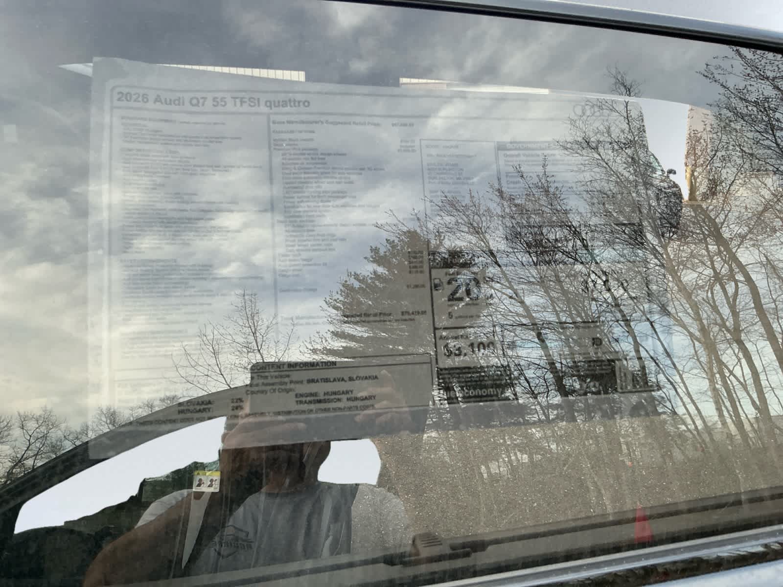 new 2026 Audi Q7 car, priced at $78,410