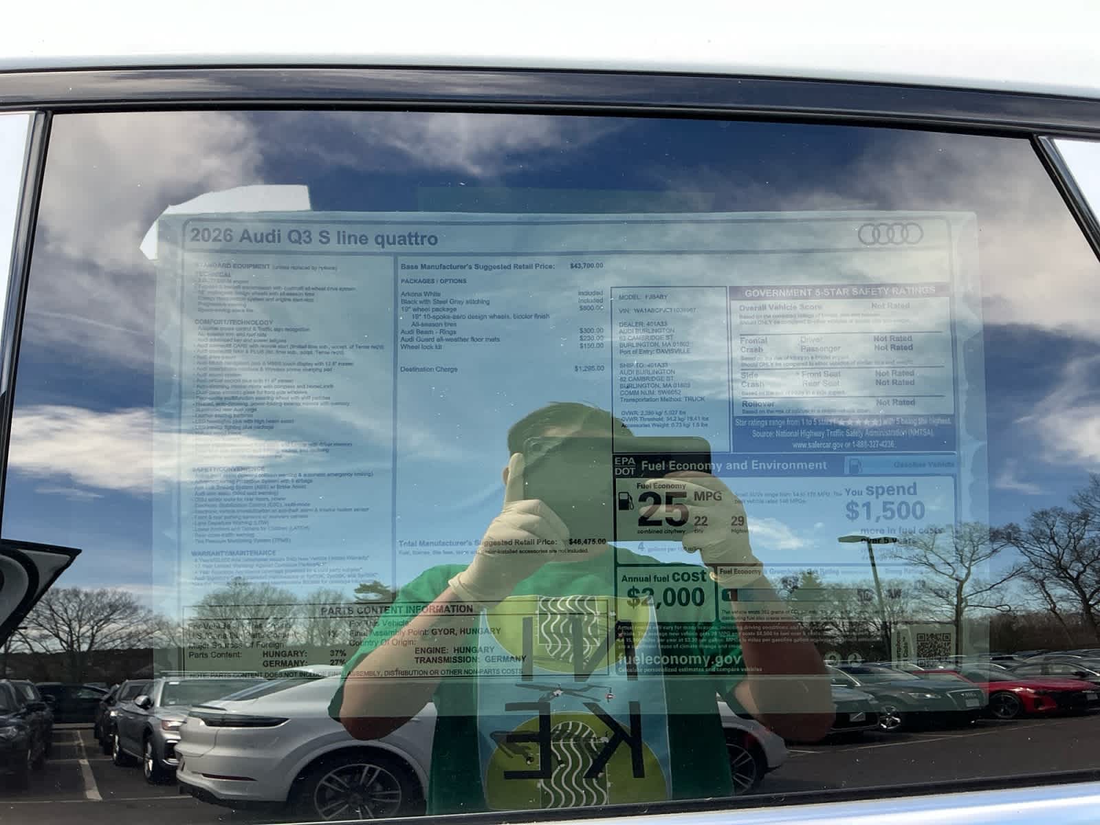 new 2026 Audi Q3 car, priced at $46,475