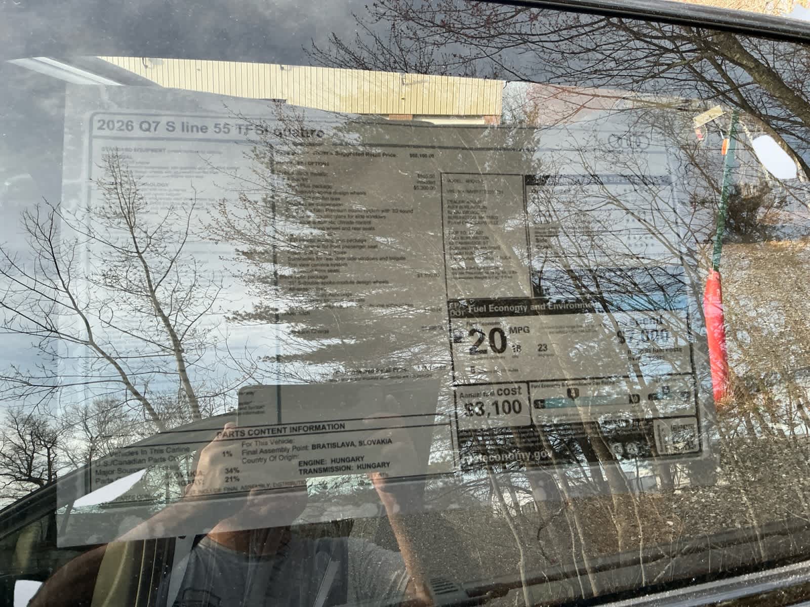 new 2026 Audi Q7 car, priced at $77,140