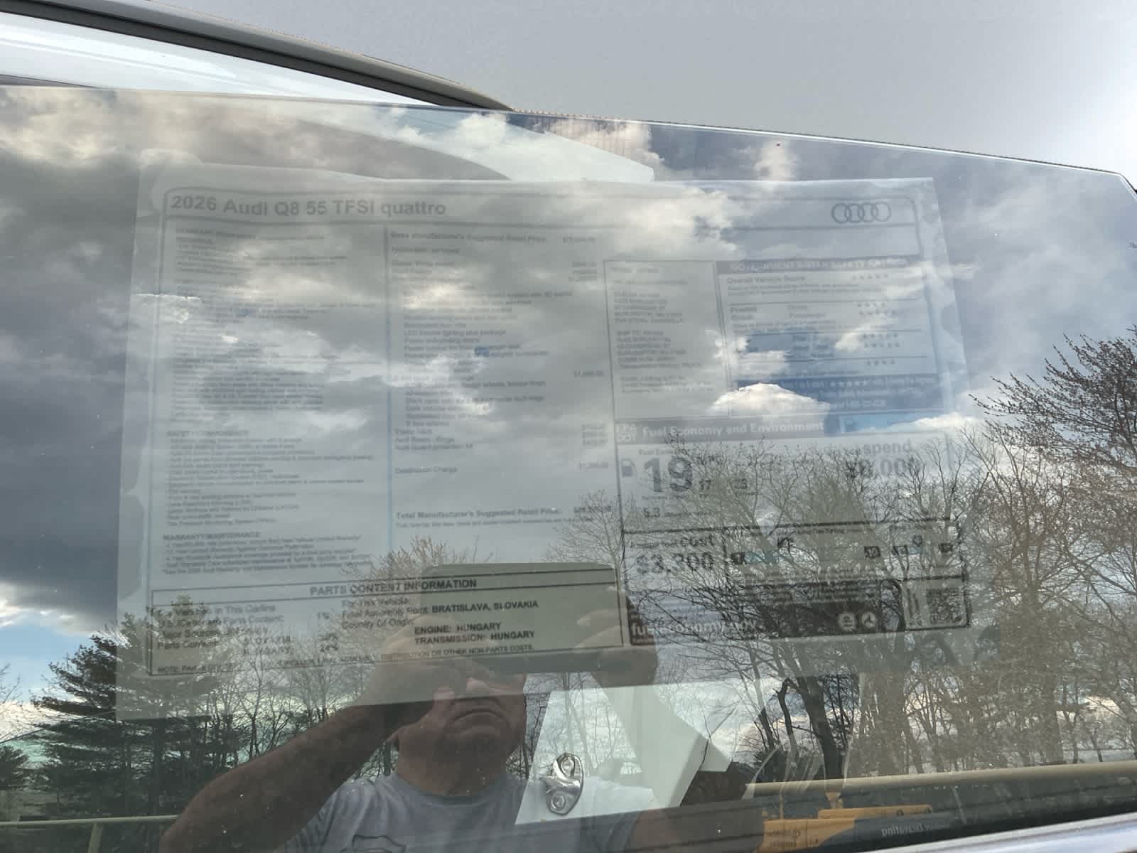 new 2026 Audi Q8 car, priced at $86,300