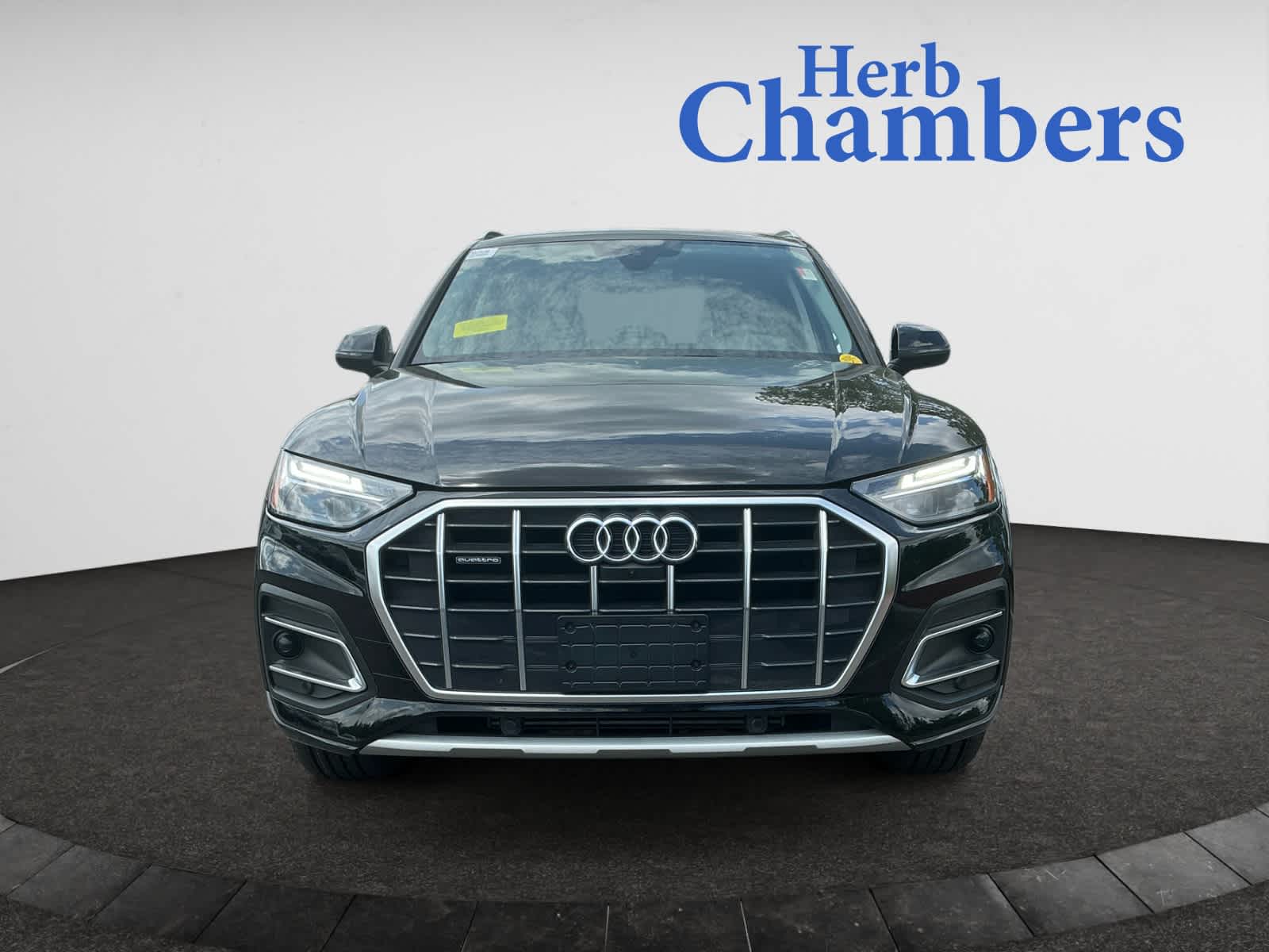 Certified 2021 Audi Q5 Premium Plus with VIN WA1BAAFY0M2084835 for sale in Brookline, MA