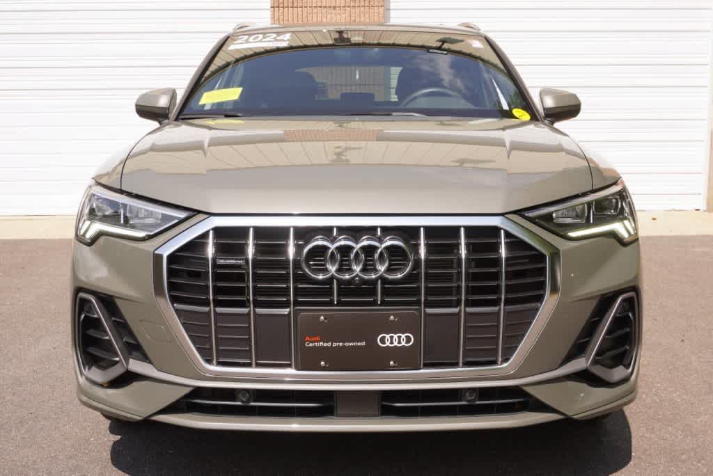 Certified 2024 Audi Q3 S Line Premium Plus with VIN WA1EECF35R1019512 for sale in Brookline, MA