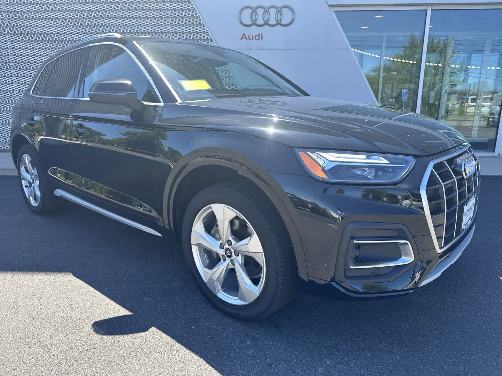 Used 2021 Audi Q5 Premium Plus with VIN WA1BAAFY9M2035407 for sale in Hyannis, MA