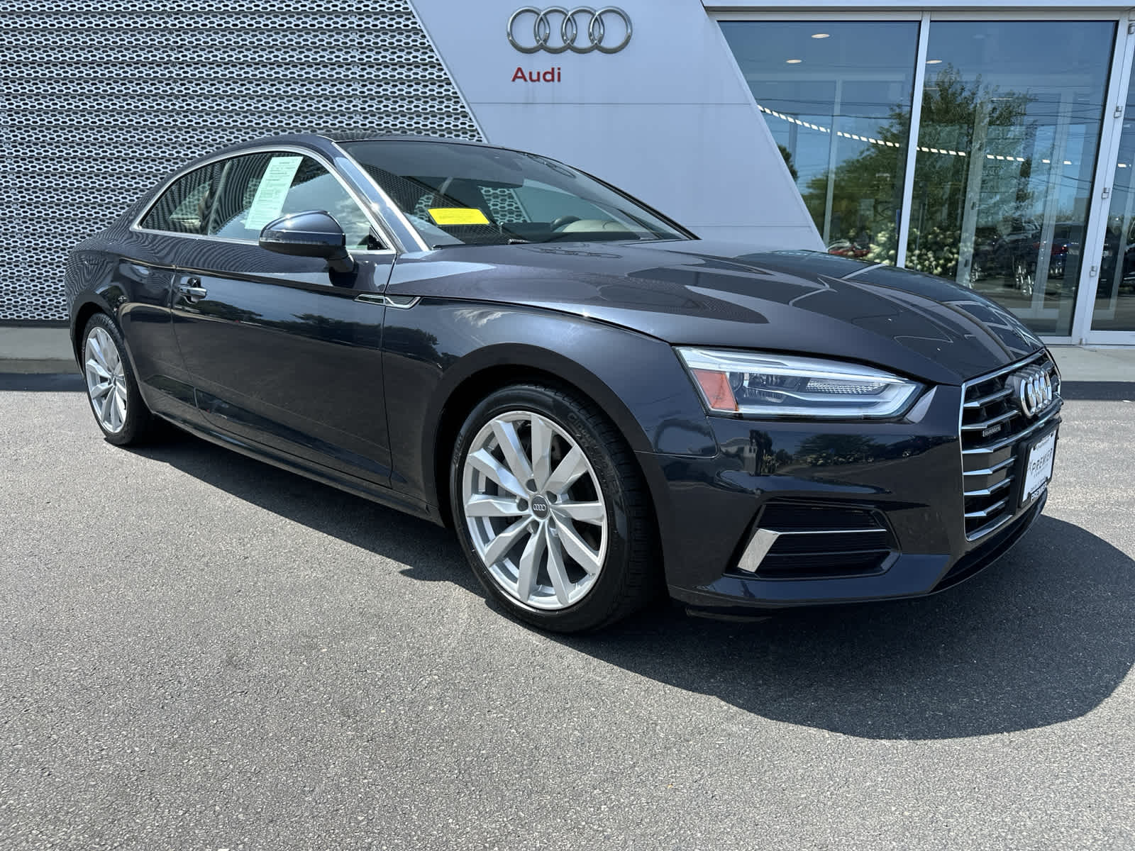 Used 2018 Audi A5 Coupe Premium with VIN WAUNNAF56JA045565 for sale in Hyannis, MA