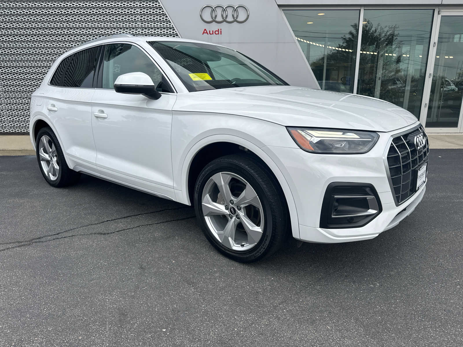 Used 2021 Audi Q5 Premium Plus with VIN WA1BAAFY2M2131167 for sale in Hyannis, MA