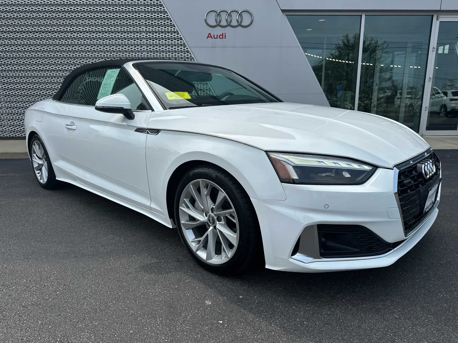 Used 2020 Audi A5 Cabriolet Premium Plus with VIN WAUWNGF51LN001458 for sale in Hyannis, MA