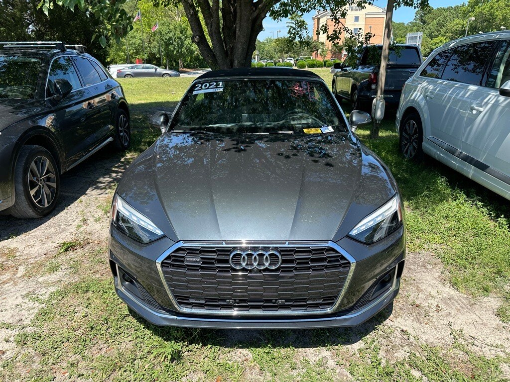 Certified 2021 Audi A5 Cabriolet Prestige with VIN WAUYAGF55MN006782 for sale in Wilmington, NC