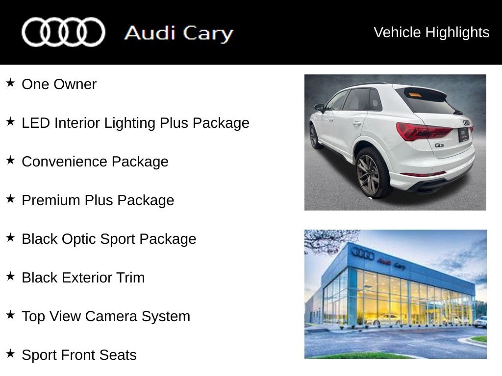 Used 2024 Audi Q3 Premium Plus SUV
