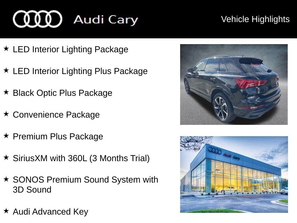 Certified 2025 Audi Q3 Premium Plus SUV