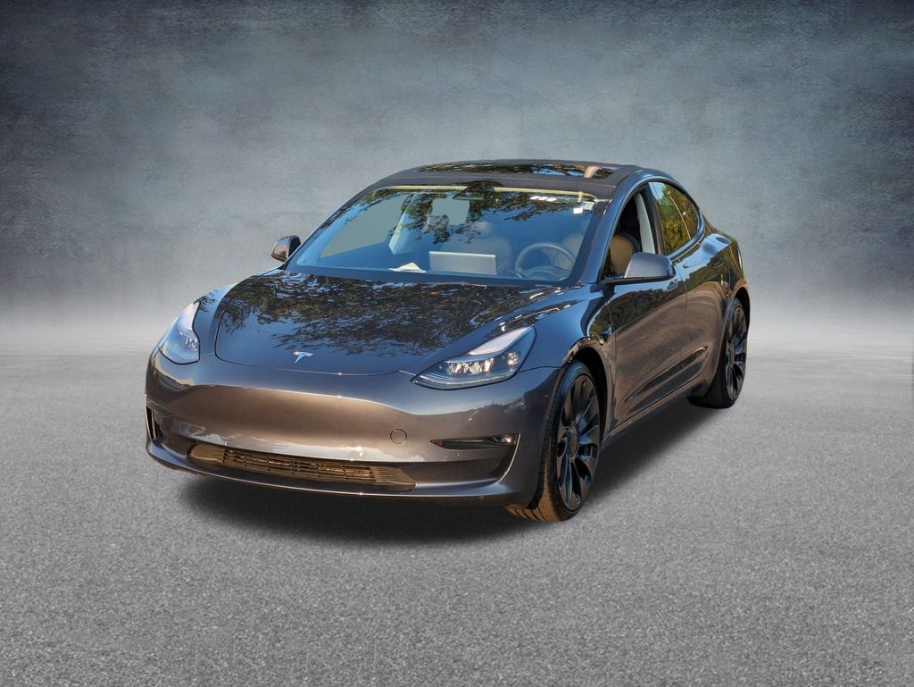 Used 2022 Tesla Model 3 Performance with VIN 5YJ3E1EC8NF316987 for sale in Cary, NC