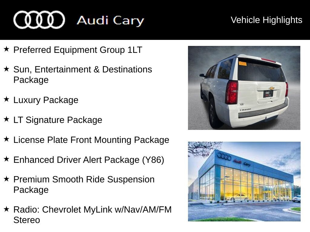 Used 2017 Chevrolet Tahoe LT SUV