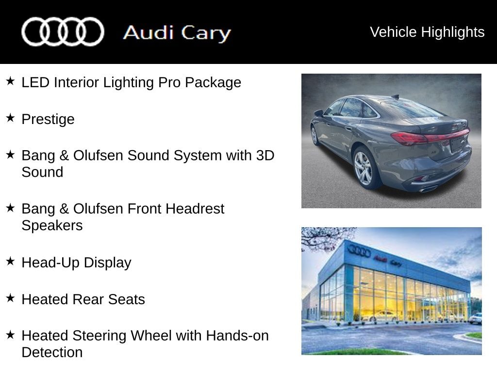 Certified 2025 Audi A5 2.0T Prestige Sportback