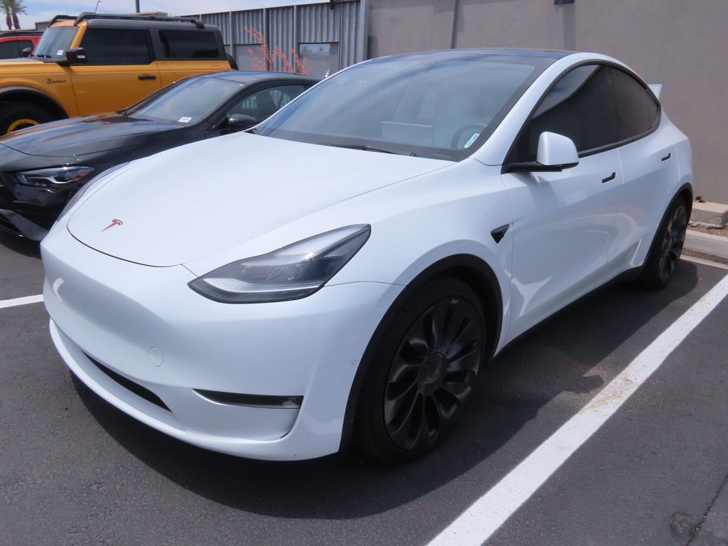 Used 2021 Tesla Model Y Performance with VIN 5YJYGDEF5MF209406 for sale in Chandler, AZ