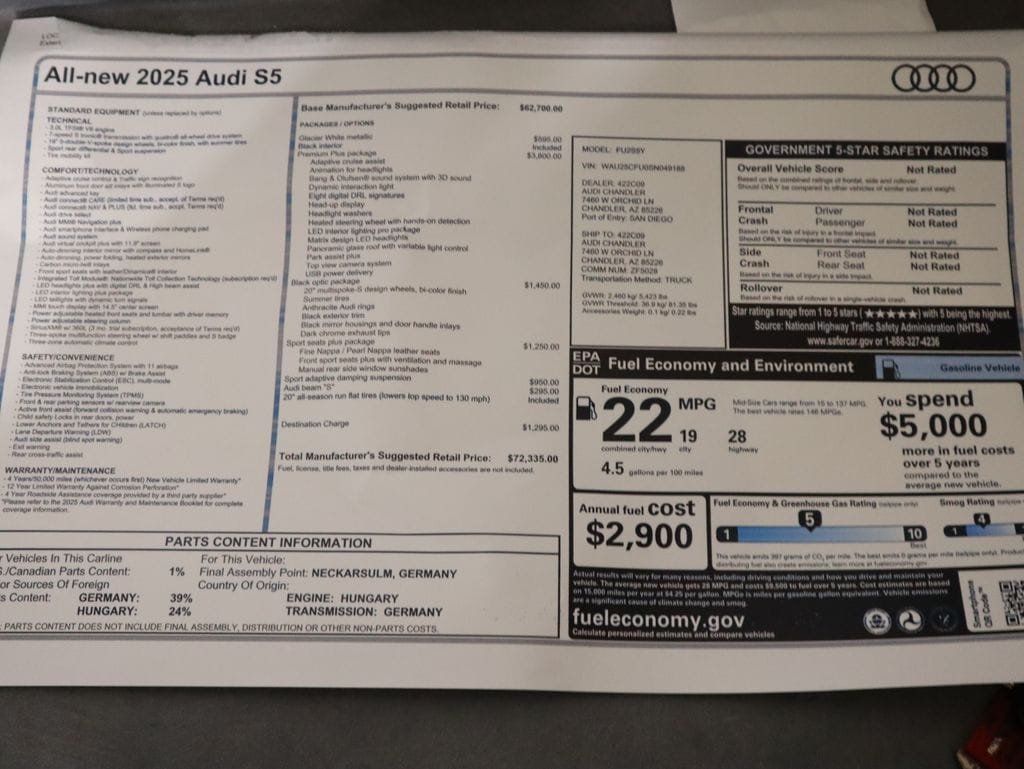 2025 Audi S5 Premium Plus - Photo 9