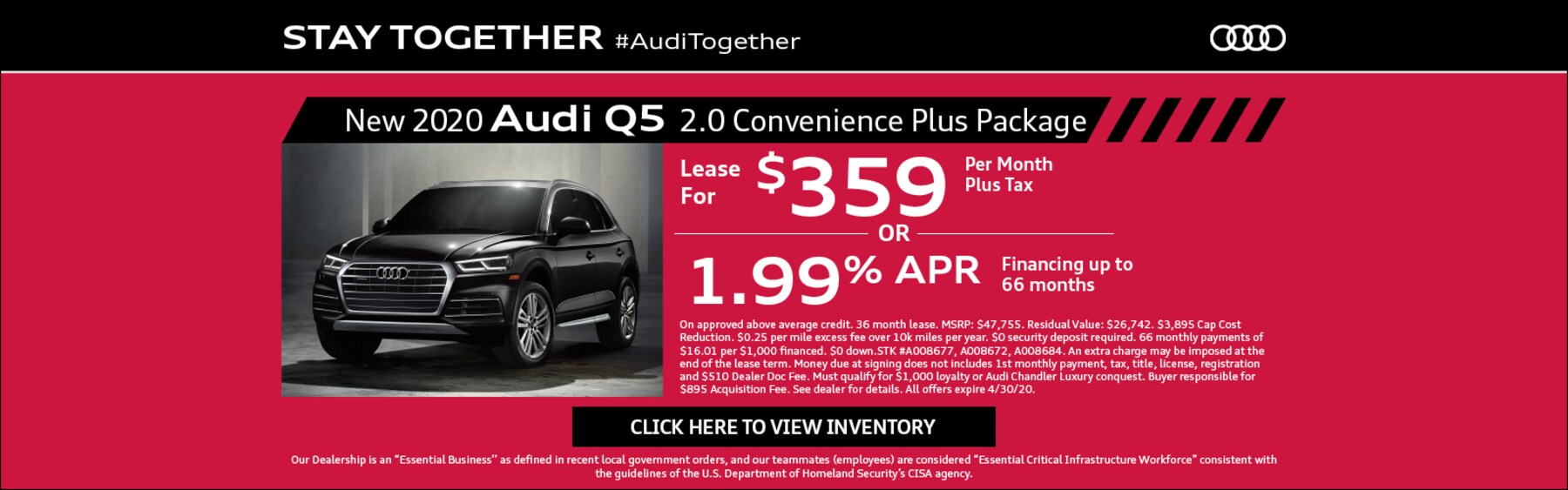 New Audi Amp Used Car Dealer In Chandler Az Finance