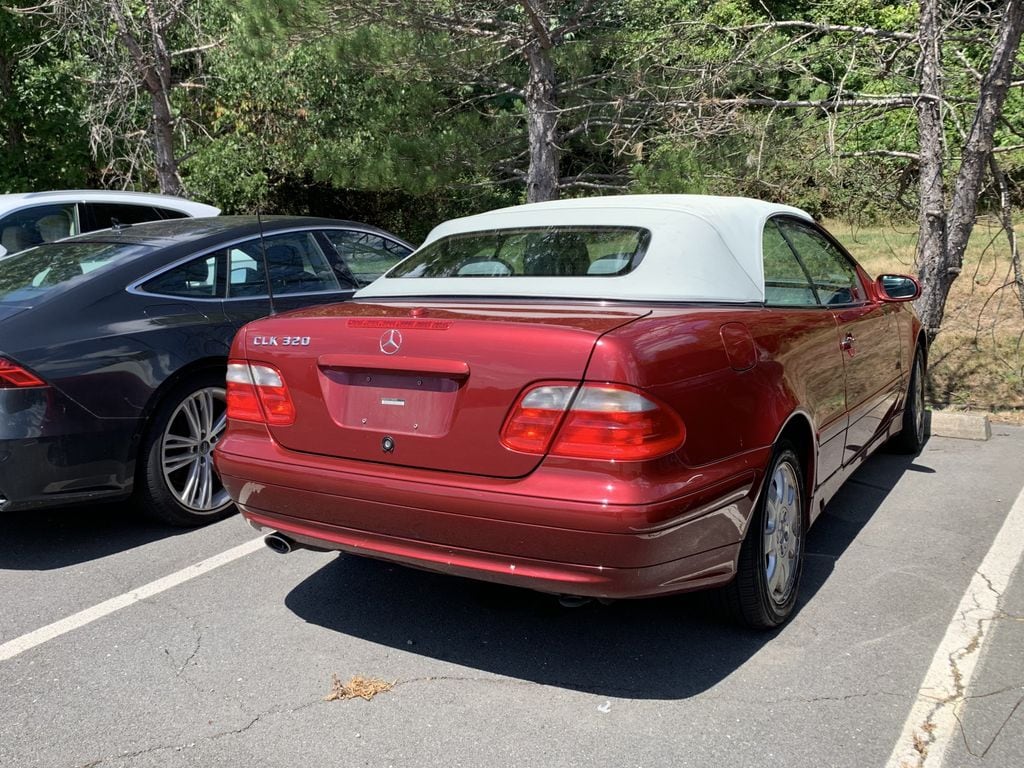 Used 2001 Mercedes-Benz CLK CLK320 with VIN WDBLK65G71T080296 for sale in Chantilly, VA