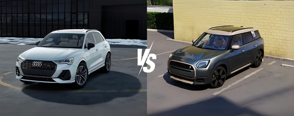 2025 Audi Q3 vs. 2025 Mini Countryman