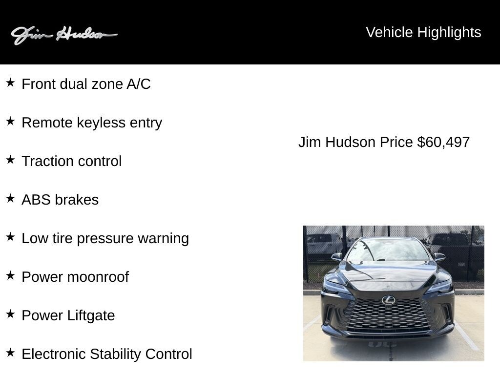 Certified 2025 Lexus RX 350 Base SUV