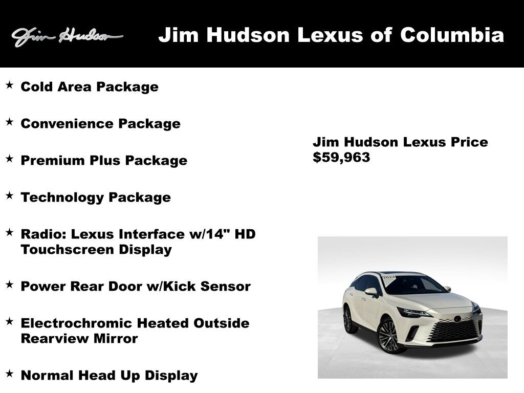 Certified 2024 Lexus RX 350 Premium Plus SUV