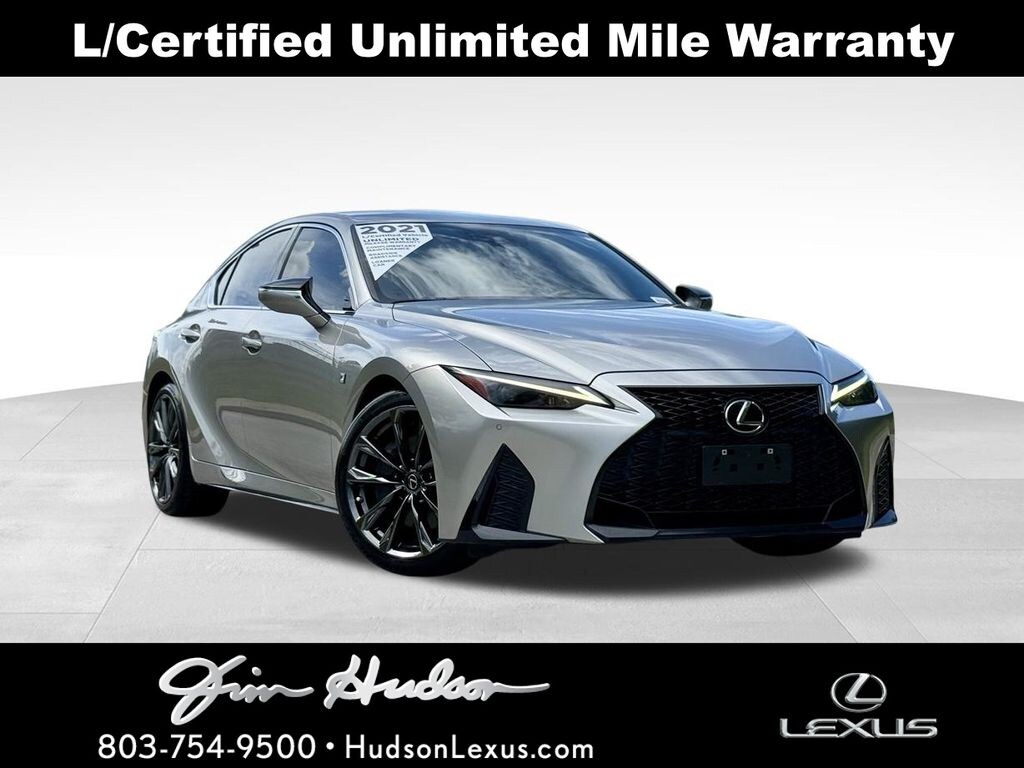 Certified 2021 Lexus IS 350 F SPORT Sedan